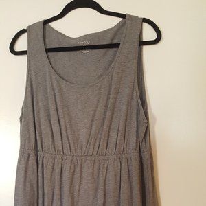 SONOMA LIFESTYLES DRESS 1X Gray Romper Like New